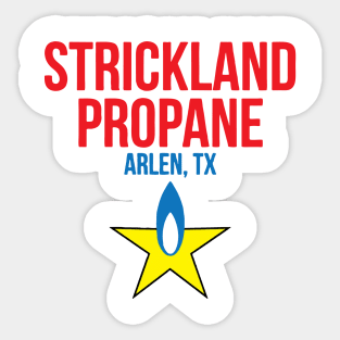 Strickland Propane Sticker